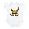 thumbnail image 1 of CafePress - Viking Helmet Viking Infant Bodysuit - Baby Light Bodysuit, Size Newborn - 24 Months, 1 of 4