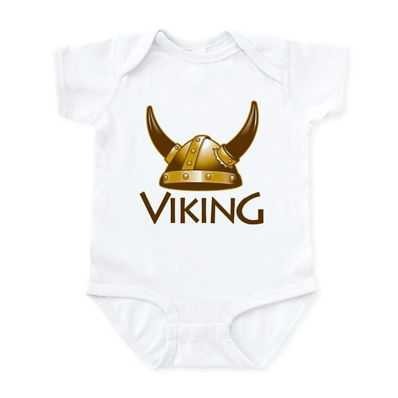 CafePress - Viking Helmet Viking Infant Bodysuit - Baby Light Bodysuit, Size Newborn - 24 Months