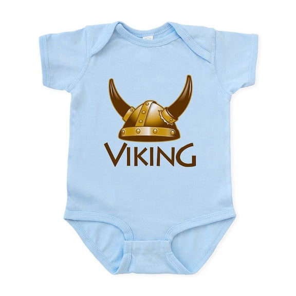 CafePress - Viking Helmet Viking Infant Bodysuit - Baby Light Bodysuit, Size Newborn - 24 Months