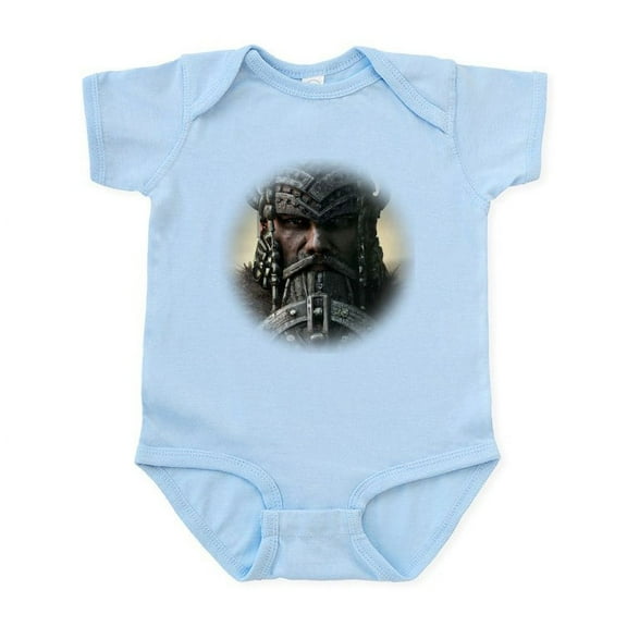 CafePress - Viking Warrior Fantasy Portrait Body Suit - Baby Light Bodysuit, Size Newborn - 24 Months
