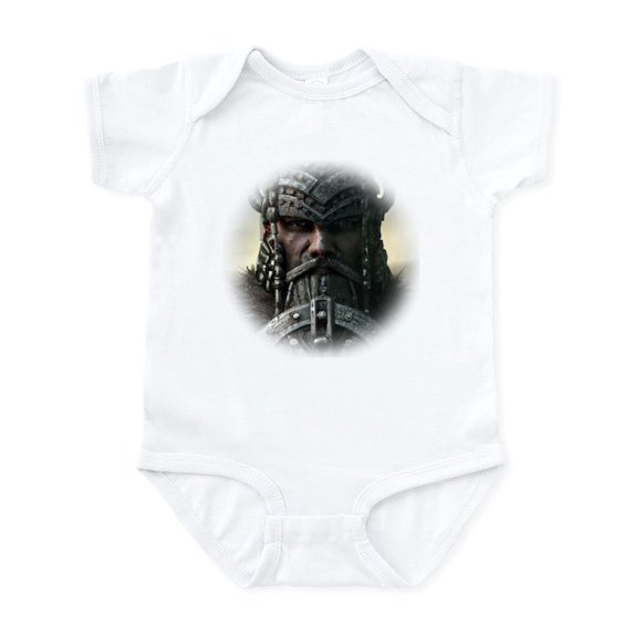 CafePress - Viking Warrior Fantasy Portrait Body Suit - Baby Light Bodysuit, Size Newborn - 24 Months