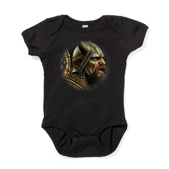 CafePress - Viking Warrior Fantasy Portrait Body Suit - Cute Infant Bodysuit Baby Romper - Size Newborn - 24 Months