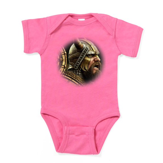 CafePress - Viking Warrior Fantasy Portrait Body Suit - Cute Infant Bodysuit Baby Romper - Size Newborn - 24 Months