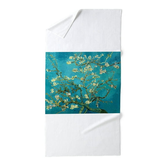 CafePress - Vincent Van Gogh Blossoming Almond Tre - Large Beach Towel, Soft 30"x60" Towel with Unique Design