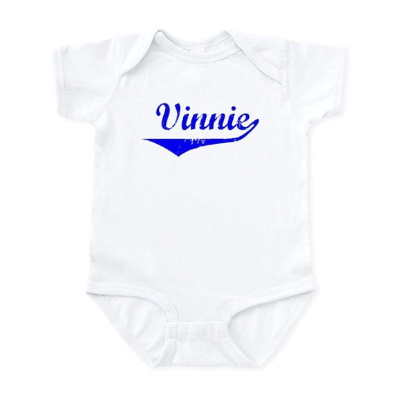 CafePress - Vinnie Vintage (Blue) Infant Bodysuit - Baby Light Bodysuit, Size Newborn - 24 Months