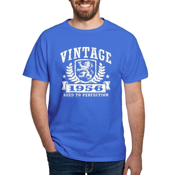 CafePress - Vintage 1956 Dark T Shirt - Men's Classic Graphic Cotton T-Shirt