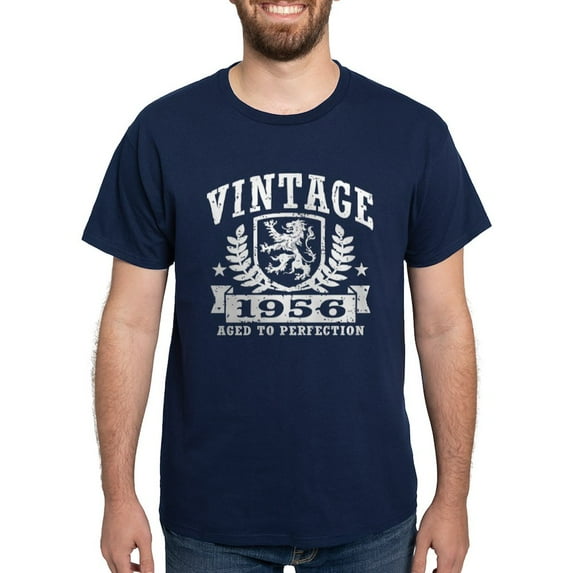 CafePress - Vintage 1956 Dark T Shirt - Men's Classic Graphic Cotton T-Shirt