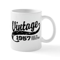 CafePress - Vintage 1957 Mug - 11 oz Ceramic Mug - Novelty Coffee Tea Cup