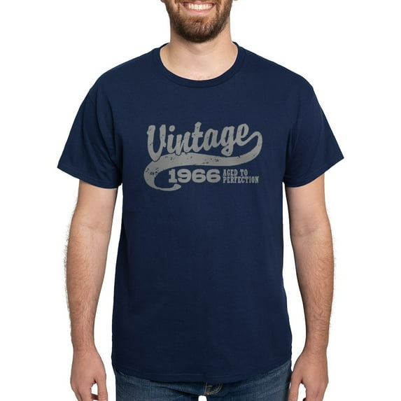 CafePress - Vintage 1966 Dark T Shirt - Men's Classic Graphic Cotton T-Shirt