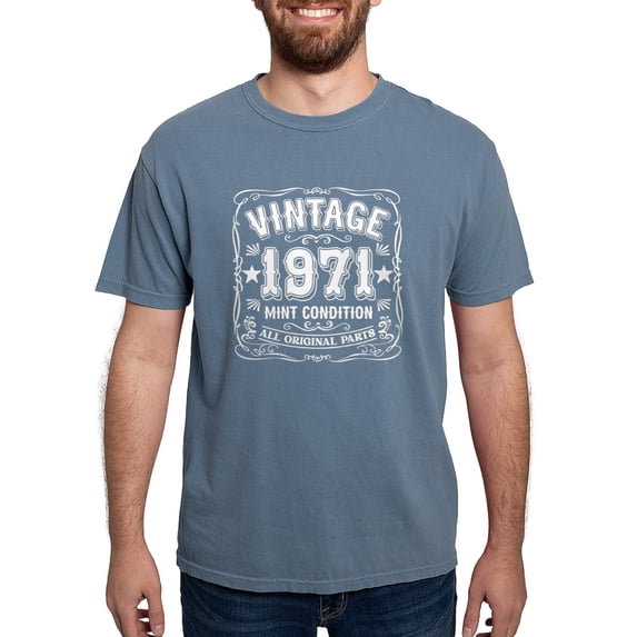 CafePress - Vintage 1971 Men's Comfort Colors® T Shirt - Mens Comfort Colors Shirt