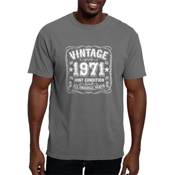 CafePress - Vintage 1971 Men's Comfort Colors® T Shirt - Mens Comfort Colors Shirt