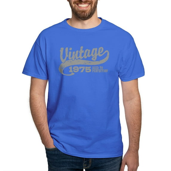 CafePress - Vintage 1975 Dark T Shirt - Men's Classic Graphic Cotton T-Shirt