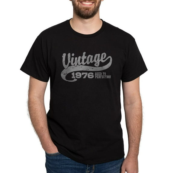 CafePress - Vintage 1976 Dark T Shirt - Men's Classic Graphic Cotton T-Shirt