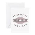 thumbnail image 1 of CafePress - Vintage 20Th Anniversary - Greeting Card, Blank Inside Matte, 1 of 4