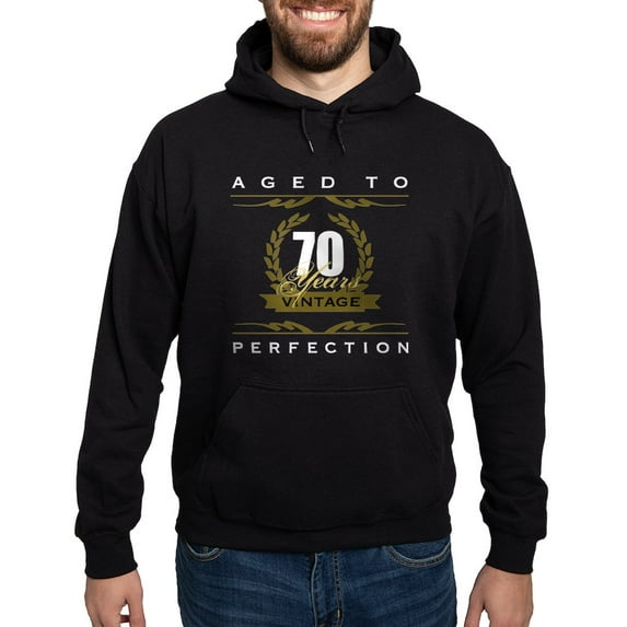 CafePress - Vintage 70Th Birthday Hoodie (Dark) - Pullover Hoodie, Classic, Comfortable Hooded Sweatshirt