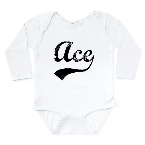 CafePress - Vintage: Ace Body Suit - Long Sleeve Cotton Baby Bodysuit