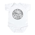 thumbnail image 1 of CafePress - Vintage Alaska State Seal Body Suit - Baby Light Bodysuit, Size Newborn - 24 Months, 1 of 4