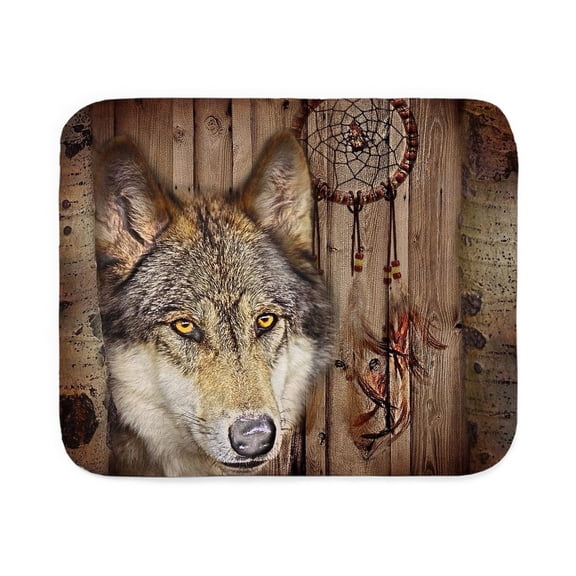 CafePress - Vintage Americana Wild - Sherpa Fleece Throw Blanket 60" x 50"