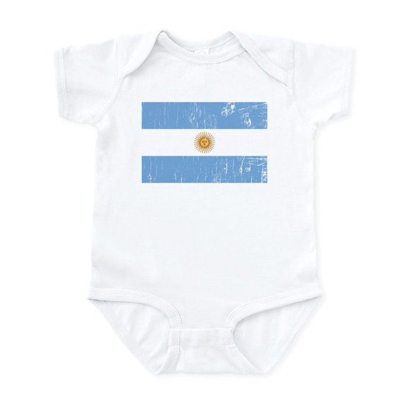 CafePress - Vintage Argentina Infant Bodysuit - Baby Light Bodysuit, Size Newborn - 24 Months