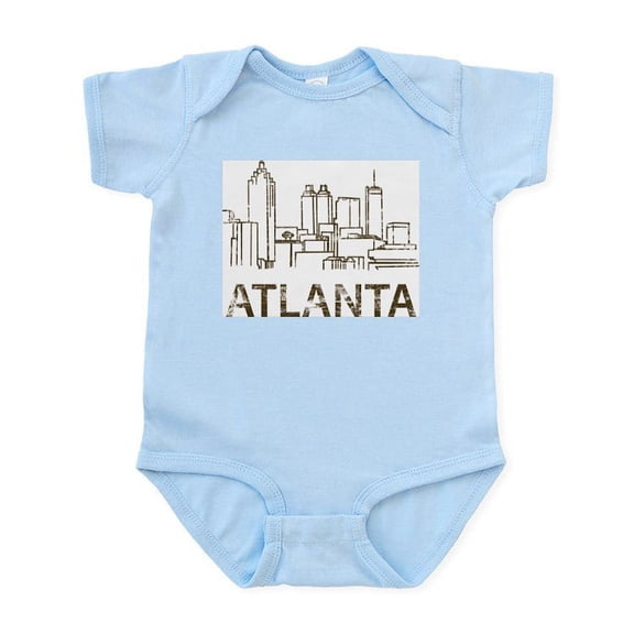 CafePress - Vintage Atlanta Infant Bodysuit - Baby Light Bodysuit, Size Newborn - 24 Months