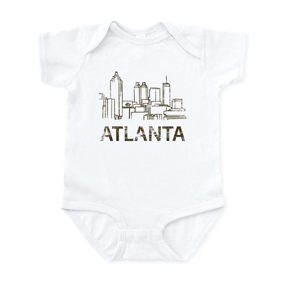 CafePress - Vintage Atlanta Infant Bodysuit - Baby Light Bodysuit, Size Newborn - 24 Months