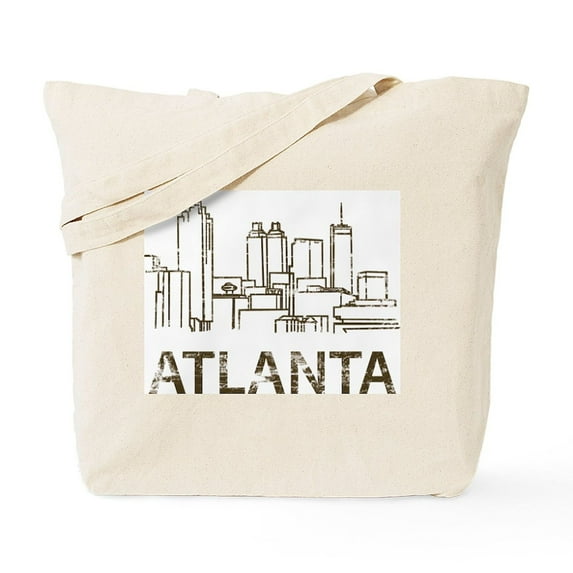 CafePress - Vintage Atlanta Tote Bag - Unisex Canvas Tote Bag, Beige, 1-Piece