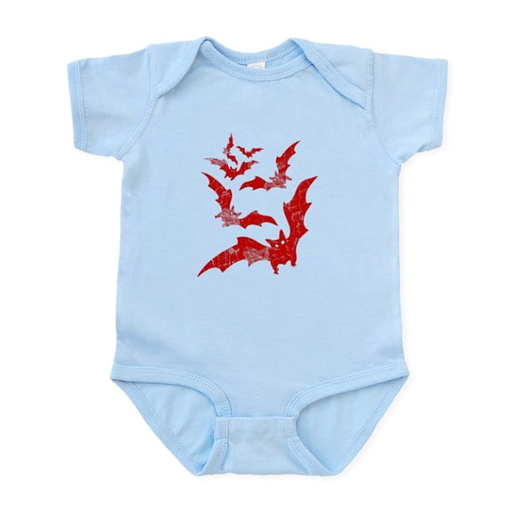 CafePress - Vintage, Bats Infant Bodysuit - Baby Light Bodysuit, Size Newborn - 24 Months
