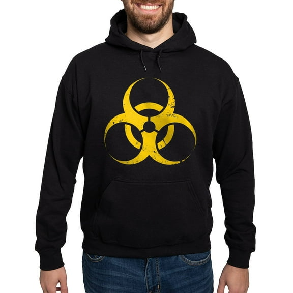 CafePress - Vintage' Biohazard Hoodie (Dark) - Pullover Hoodie, Classic, Comfortable Hooded Sweatshirt