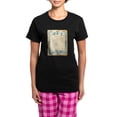 thumbnail image 1 of CafePress - Vintage Blue Roses Frame Pajamas - Women's Short Sleeve Print T-Shirt and Pants Dark Cotton Pajama Set, 1 of 7