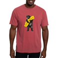 thumbnail image 1 of CafePress - Vintage California Bear Hug Illustration - Mens Comfort Colors Shirt, 1 of 5