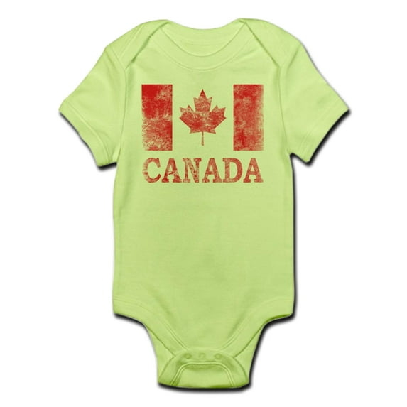 CafePress - Vintage Canada Infant Bodysuit - Baby Light Bodysuit