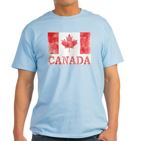CafePress - Vintage Canada Light T Shirt - Men's Classic Graphic T-Shirt