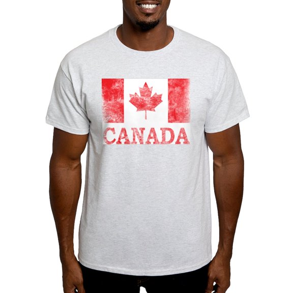 CafePress - Vintage Canada Light T Shirt - Men's Classic Graphic T-Shirt