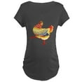 thumbnail image 1 of CafePress - Vintage Chicken Maternity T Shirt - Maternity Dark T-Shirt, 1 of 3