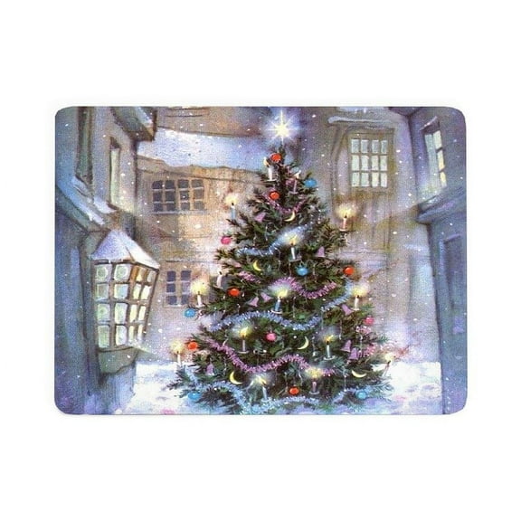 CafePress - Vintage Christmas Tree - Large Sherpa Fleece Throw Blanket 80" x 60"