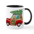 thumbnail image 1 of CafePress - Vintage Christmas Woody Wagon Mugs - 11 oz Ceramic Mug - Novelty Coffee Tea Cup, 1 of 4