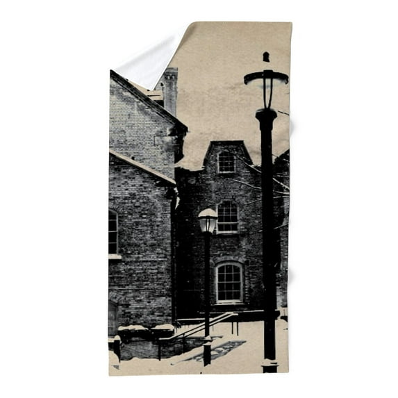 CafePress - Vintage Church Street Light - Large Beach Towel, Soft 30"x60" Towel with Unique Design