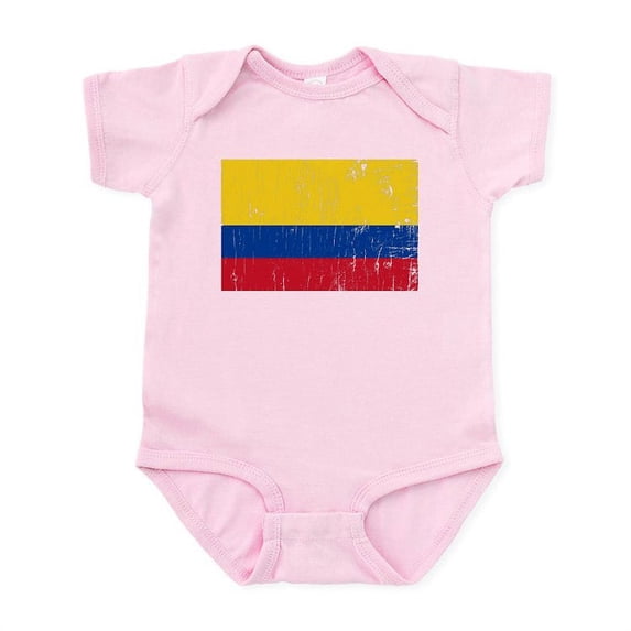 CafePress - Vintage Colombia Infant Bodysuit - Baby Light Bodysuit, Size Newborn - 24 Months
