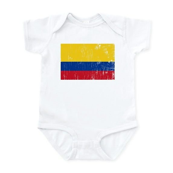CafePress - Vintage Colombia Infant Bodysuit - Baby Light Bodysuit, Size Newborn - 24 Months