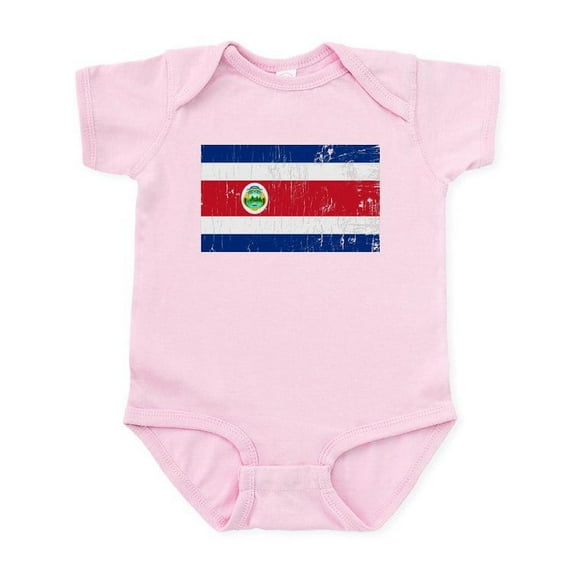 CafePress - Vintage Costa Rica Infant Bodysuit - Baby Light Bodysuit, Size Newborn - 24 Months