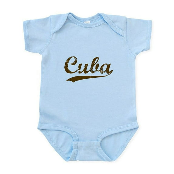 CafePress - Vintage Cuba Retro Infant Bodysuit - Baby Light Bodysuit, Size Newborn - 24 Months