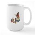 thumbnail image 1 of CafePress - Vintage Easter Bunny With Spring Flowers Mug - 15 oz Ceramic Large White Nolvety Mug, 1 of 6
