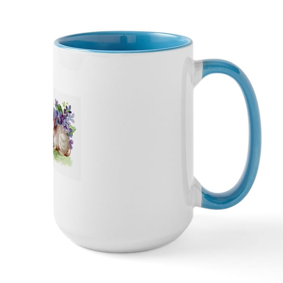 CafePress - Vintage Easter Collection Mugs - 15 oz Ceramic Large White Novelty Mug