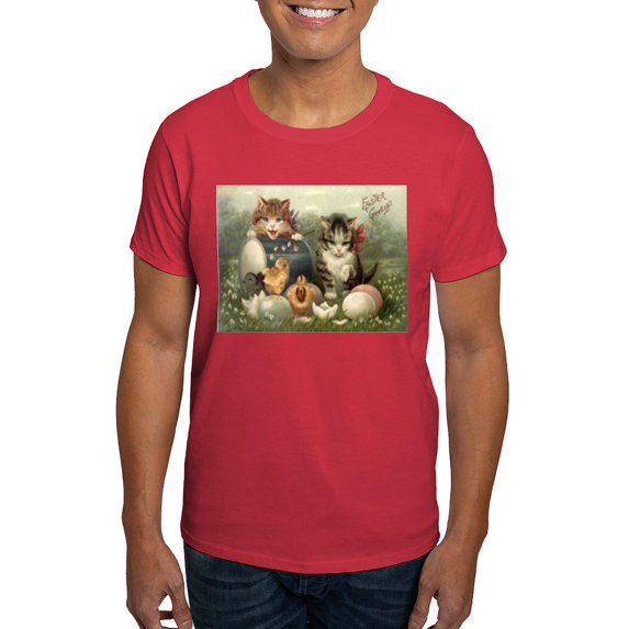 CafePress - Vintage Easter Dark T Shirt - Men's Classic Graphic Cotton T-Shirt