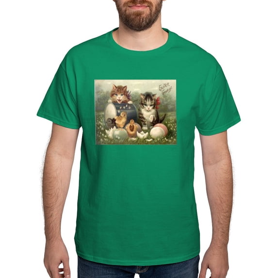 CafePress - Vintage Easter Dark T Shirt - Men's Classic Graphic Cotton T-Shirt