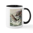 thumbnail image 1 of CafePress - Vintage Fishing, Rainbow Trout Mugs - 11 oz Ceramic Mug - Novelty Coffee Tea Cup, 1 of 4