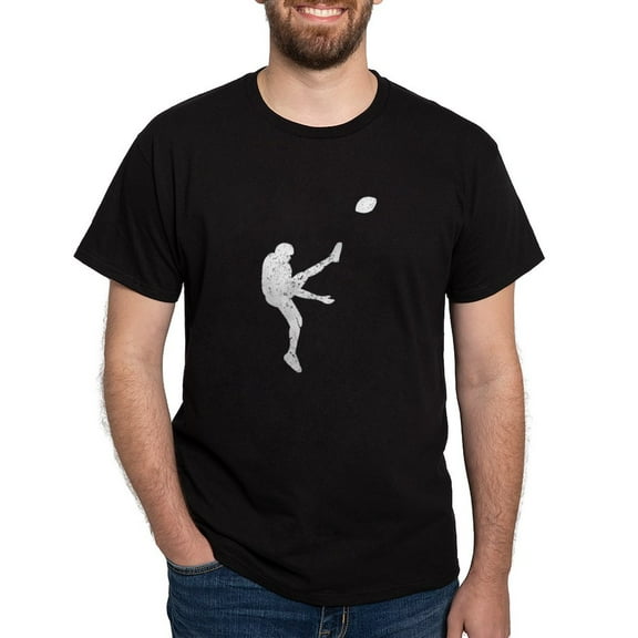 CafePress - Vintage Football Punter T Shirt - Men's Classic Graphic Cotton T-Shirt