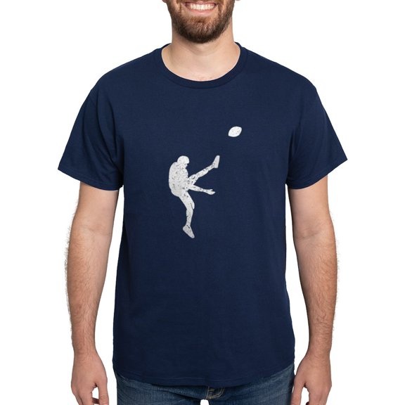 CafePress - Vintage Football Punter T Shirt - Men's Classic Graphic Cotton T-Shirt