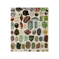 thumbnail image 1 of CafePress - Vintage Geology Rocks Gemstones Throw Blanket - Soft Fleece Throw Blanket, 50"x60" for All Ages, 1 of 2