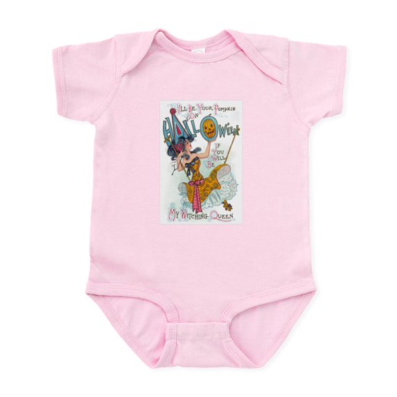 CafePress - Vintage Halloween Witch Infant Bodysuit - Baby Light Bodysuit, Size Newborn - 24 Months